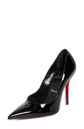Christian Louboutin Miss Z Pointed Toe Pump in Black at Nordstrom Rack, Size 12Us / 42Eu