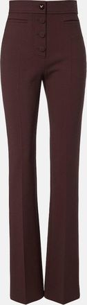 Valentino VGold wool-blend straight pants