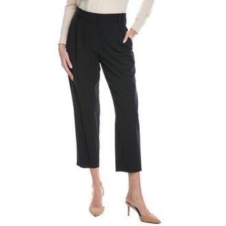 Brunello Cucinelli Womens Blue Wool Blend Trousers, Size 40