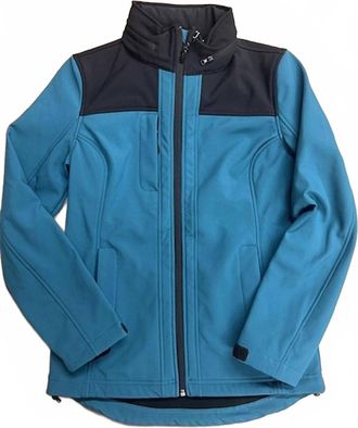 Panhandle Womens Performance Softshell Jacket In Teal/black