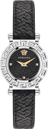 Versace Womens VE2Q00122 Ladies Greca Glam Watch - Silver - One Size