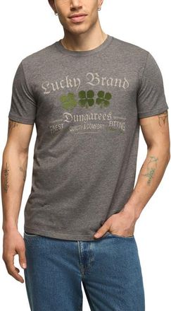 Lucky Brand Vintage Lucky Logo Graphic T-Shirt in Jet Black at Nordstrom, Size X-Large