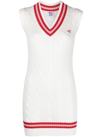 Autry Top met V-hals - Wit