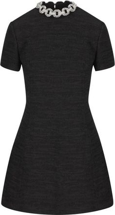Valentino Geborduurd Minijurkje - Dames - Korte kleedjes - Zwart - S - Katoen - Kleedjes
