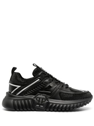 Philipp Plein Stones runner low-top sneakers - Black