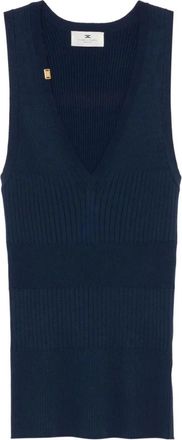 Elisabetta Franchi Donna, Top, Blu, XS, new