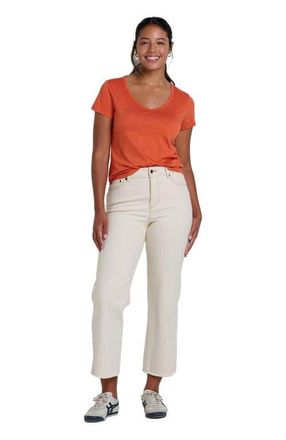 Toad & Co Womens Balsam Cutoff Jean in Natural Ii at Nordstrom, Size 16