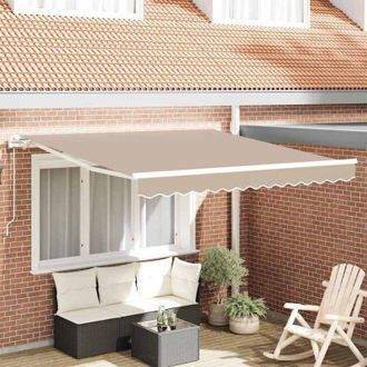 vidaXL Toldo Retr&aacute;ctil 300 X 250 Cm Beige Vidaxl