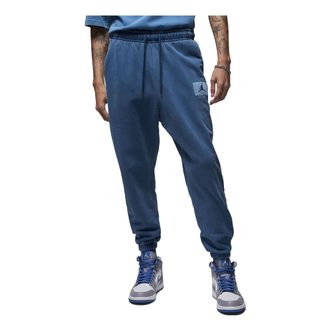 Nike Jordan Air Jordan Essentials Fleece Washed Pants Asia Sizing Blue FB7299-427