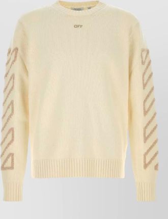 Off-white wool blend sweater