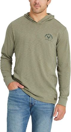 Life is good Hooded Slub T-Shirt