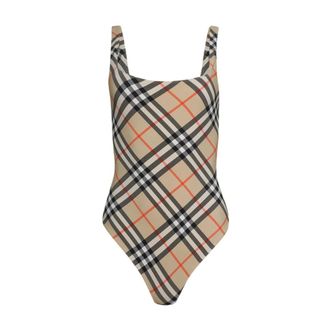 Burberry Dames, Badkleding, Beige, Maat: S