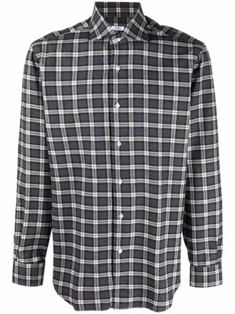 Barba Camicia a quadri - Grigio