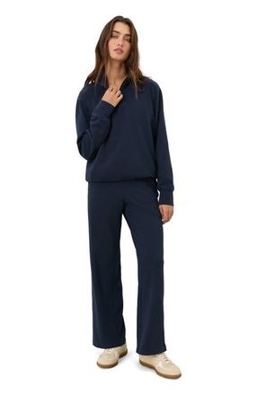 Pact CloudKnit Half Zip in Navy Blue at Nordstrom, Size X-Small
