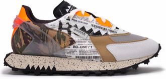 RUN OF Sneakers Ro-1 Mine M - Heren - Sneakers - Veelkleurig - 45 EU - Leer - Schoenen
