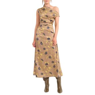 Staud Phare Silk Dress In Vintage Floral