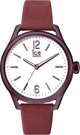 Ice Watch Ice Time - Dames - Horloges - Rood - ONE Size - Leer - Accessoires