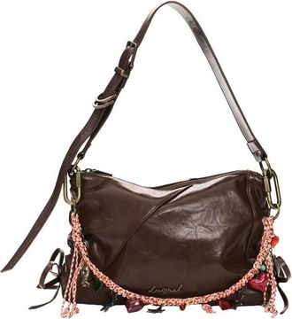 Desigual borsa a tracolla media marrone