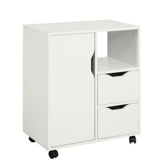 SoBuy Soporte Para Impresora De Archivador De Oficina En Casa, Armario De Almacenamiento Sobre Ruedas, Color Blanco Fbt105-w Sobuy Es