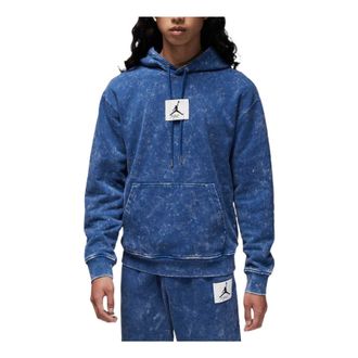 Nike Jordan Air Jordan Tie Dye Drawstring Hoodie Asia Sizing Blue DR3088-493
