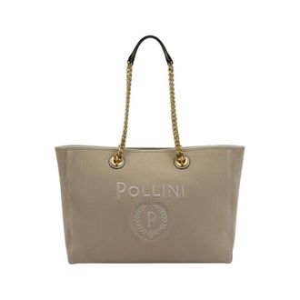 Pollini Tote Bags, female, Beige, Size: ONE SIZE Capri Tote Bag