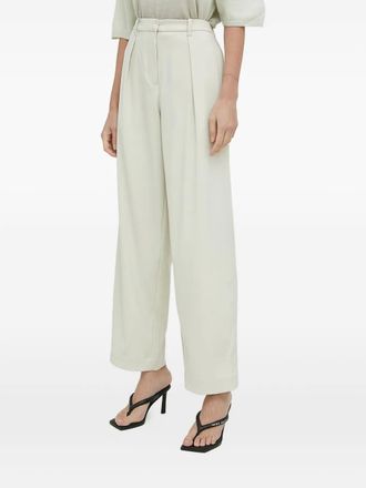Sams&oslash;e & Sams&oslash;e pleated trousers - women - Fabric - L - Neutrals