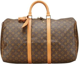 Louis Vuitton Pre-owned Weekend Bags, female, Brown, Size: ONE SIZE Pre-owned Travel Duffle Bag