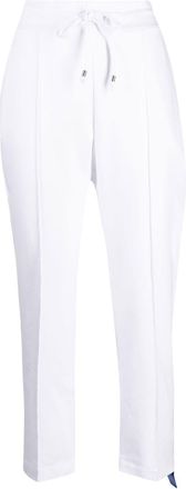 Madison.Maison drawstring-waisted sweatpants - women - Cotton/Spandex/Elastane - 40 - White
