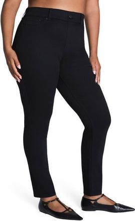 Spanx SPANXshape EveryWear Pull-On Ankle Skinny Jeans in Obsidian Rinse at Nordstrom, Size 2 X