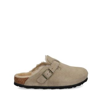 Birkenstock Boston Shearling Narrow Fit - Shoes - Mujer - Beige - 41 EU