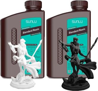 OEM Resina Est&aacute;ndar Sunlu, 1 Kg Por Botella, Curado Uv De 405 Nm