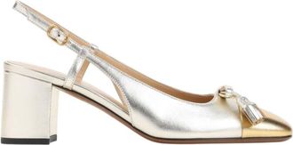 Valentino Garavani Platinum Slingback Pumps