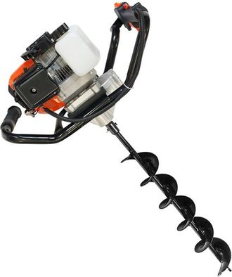Trade Shop Trade Shop - Trivella Mototrivella 2 Mani Trivellatrice En Scoppio 52cc 2 Con Punta Da 150 Mm