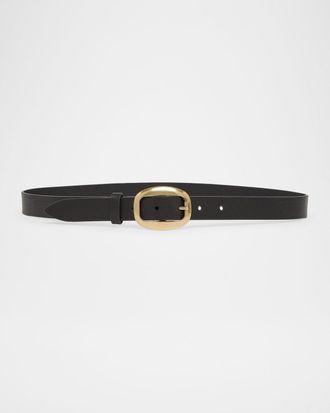 Isabel Marant Dara Small Buckle Leather Belt