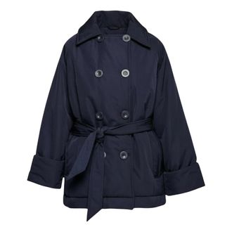 OOF Wear Double-Breasted Jacket - Dames - Parka Jassen - Blauw - 2XS - Nylon - Jassen