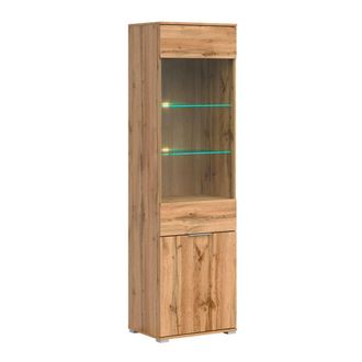 Petits Meubles Vitrina 2 puertas tableros de aglomerado laminados madera