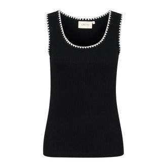 Cream Crribba Top - Dames - Tops - Zwart - Maat: S Viscose