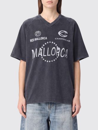 Camper T-shirt RCD Mallorca in cotone biologico con scollo a V e stampa