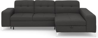 Sit&more Ecksofa »Baviene L-Form« inklusive Sitztiefenverstellung und Federkern, wahlweise Bettfunktion