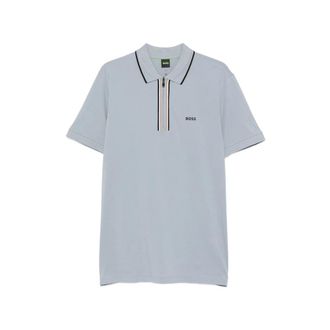 HUGO BOSS Logo-print Short-sleeve Polo Shirt