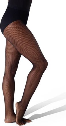 Capezio Classic Fishnet Seamless Tight in Black at Nordstrom, Size Large/x-Large