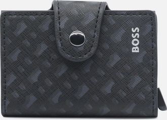 HUGO BOSS Mens Zair Monogram Wallet Black - Size: OS