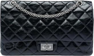 Chanel Pre-owned Reissue Flap - Dames - Vintage Schoudertas - Zwart - ONE Size - Leer - Vintage