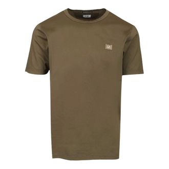 C.P. Company T-Shirts, male, Green, Size: XL C.p. Company T-shirts and Polos Green