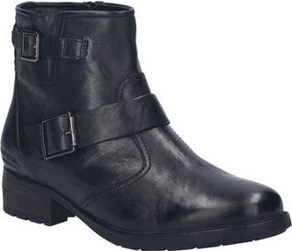 Josef Seibel Kate 51 Moto Bootie in Black at Nordstrom, Size 11-11.5Us