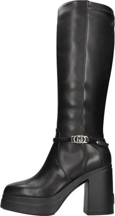 Liu Jo Jona 07 Laarzen met hak - Dames - Laarzen met Hak - Zwart - 41 EU - Leer - Schoenen