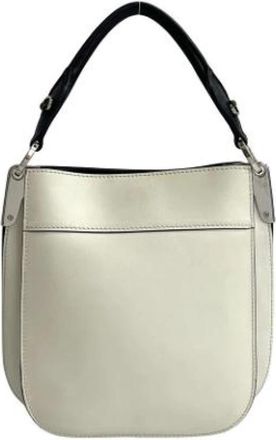 Prada Pre-owned Vintage Cross Body Bag - Dames - Vintage Schoudertas - Wit - ONE Size - Leer - Vintage