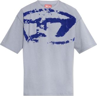 Diesel Hombre, Camisetas, Gris, Talla: 3XL