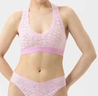 Mey Womens Savage Lace Bustier Bra In Soft Pink