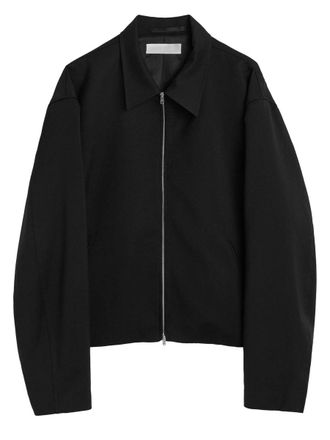 Our Legacy Virgin Wool Cropped Zip Jacket